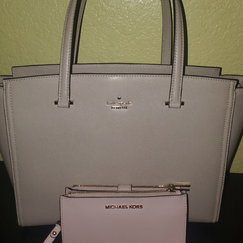 My wrestlet & Kate spade bag